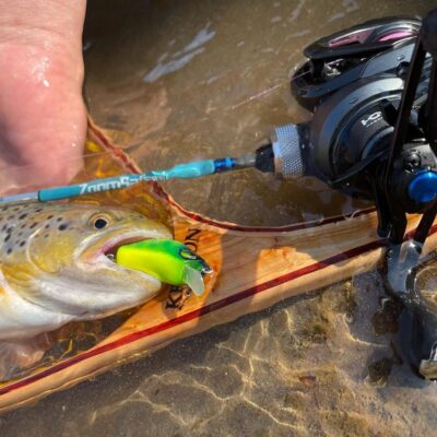 釣果報告！EZONハンドメイドルアー30SS使用